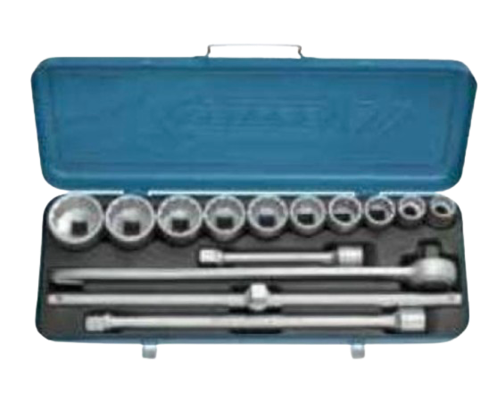 Jogo Soquete Estriado enc 3/4" (22 a 50mm) D32EMU GEDORE
